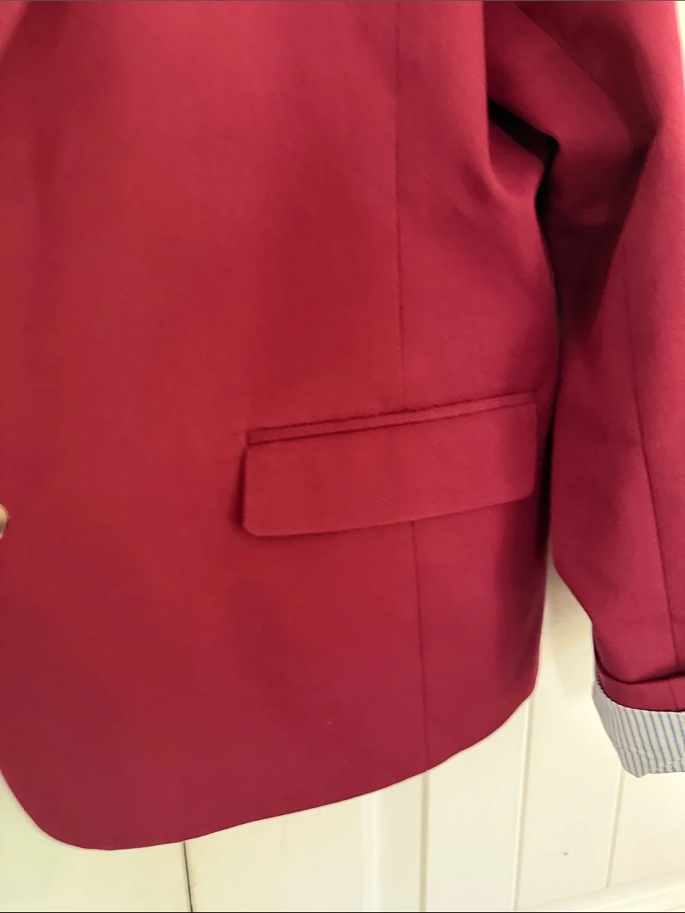 J. Crew Men's Wine-Red Blazer